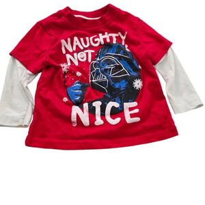 Star Wars Christmas Darth Vadar Toddler Shirt